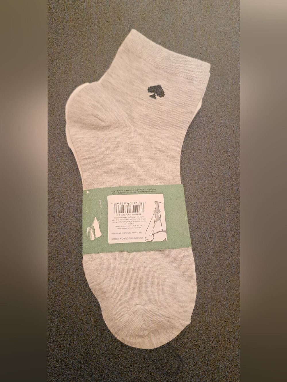 Kate Spade 3 pk Quarter Socks - Picture 2 of 3